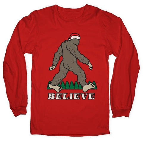 Santa Sasquatch Longsleeve Tee